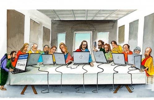Jezus en Facebook