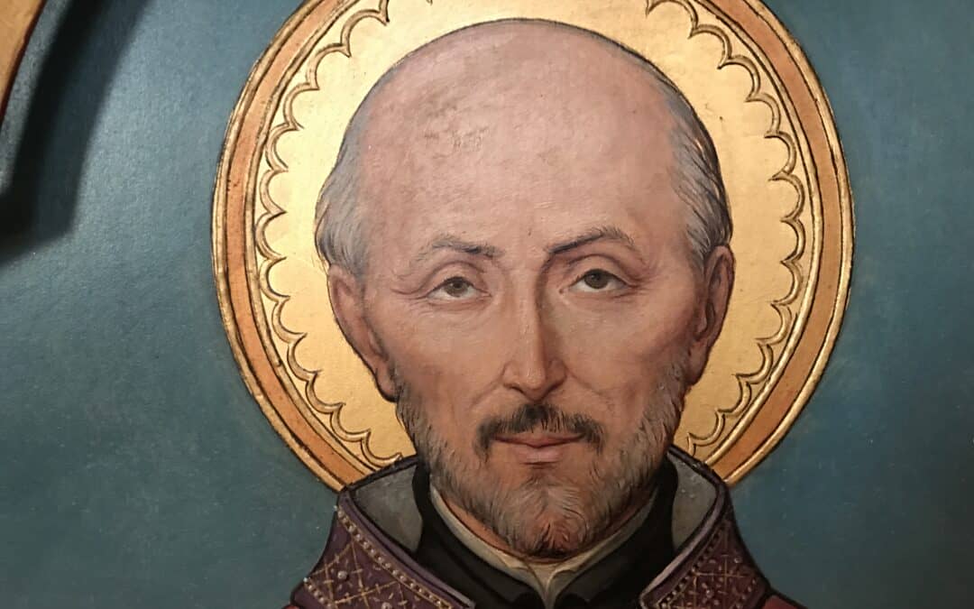 Vier de heilige Ignatius met een lied