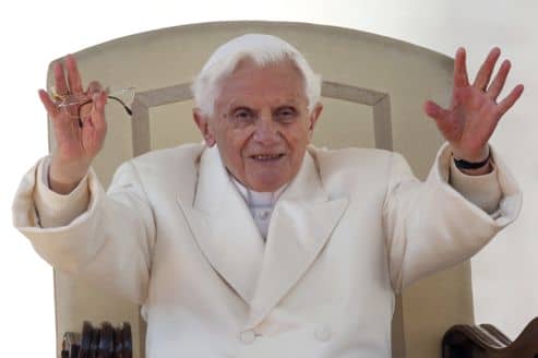 De laatste woorden van wijlen Paus Benedictus XVI als Paus