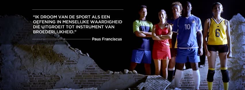 Waarom Paus Franciscus de Olympische Spelen belangrijk vindt