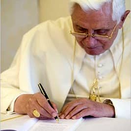 Wat christen zijn wel en niet is (wijlen paus Benedictus XVI)