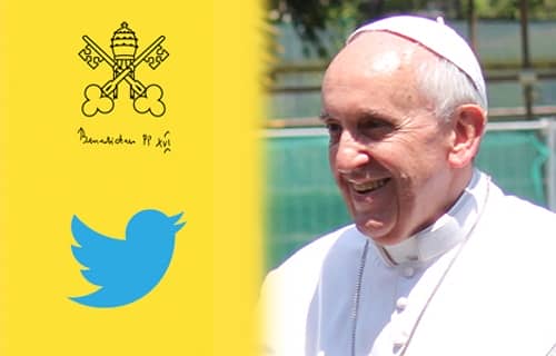 Bloemlezing uit de recente tweets van Paus Franciscus (vertaald naar het Nederlands)