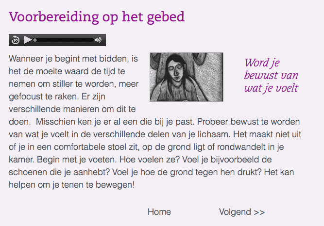 Derde sessie van de vastenretraite Gewijde Ruimte nu online.