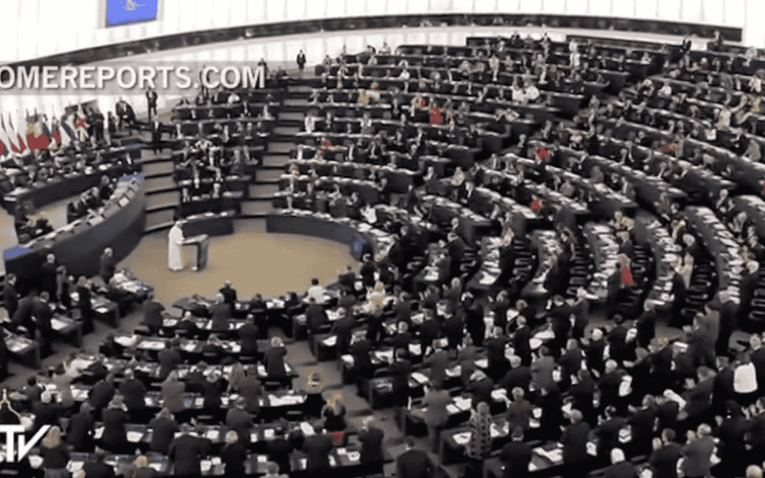 Overzichtsvideo van het bezoek van Paus Franciscus aan het Europees Parlement