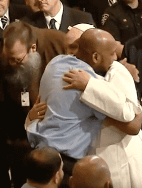 Paus Franciscus op bezoek in een Amerikaanse gevangenis
