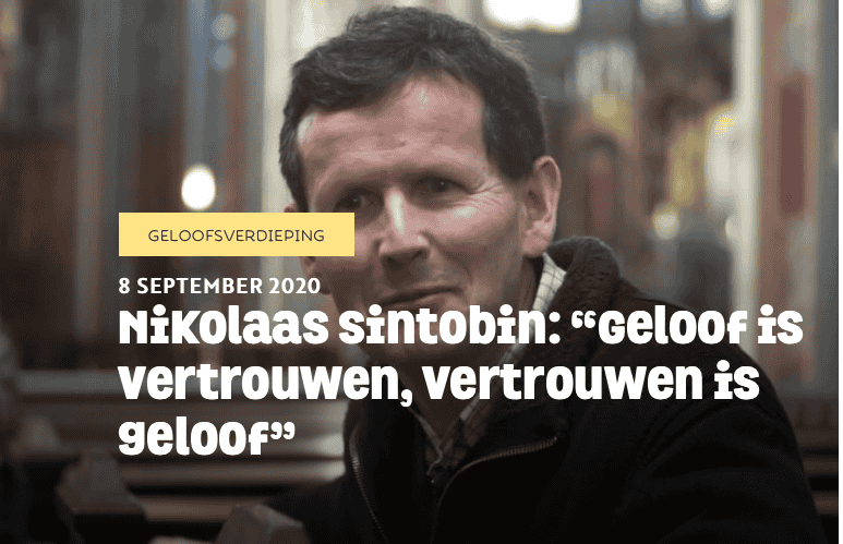 Hoe het komt dat geloven je vertrouwen kan geven in jezelf – een radio-interview met Nikolaas Sintobin sj over ignatiaanse levenskunst