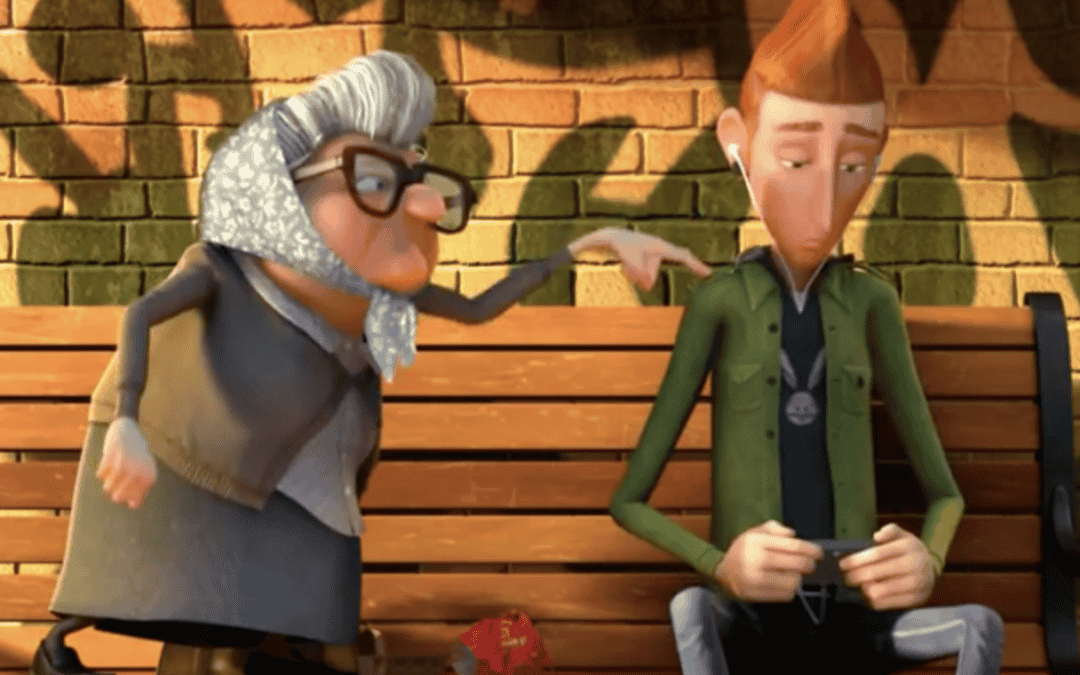 Over een zwaar verongelijkte oma – tekenfilm