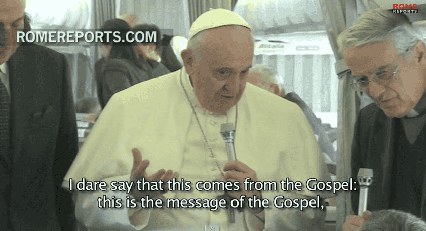 Boeiende samenvatting persconferentie Franciscus tijdens terugreis na bezoek aan “Europa”