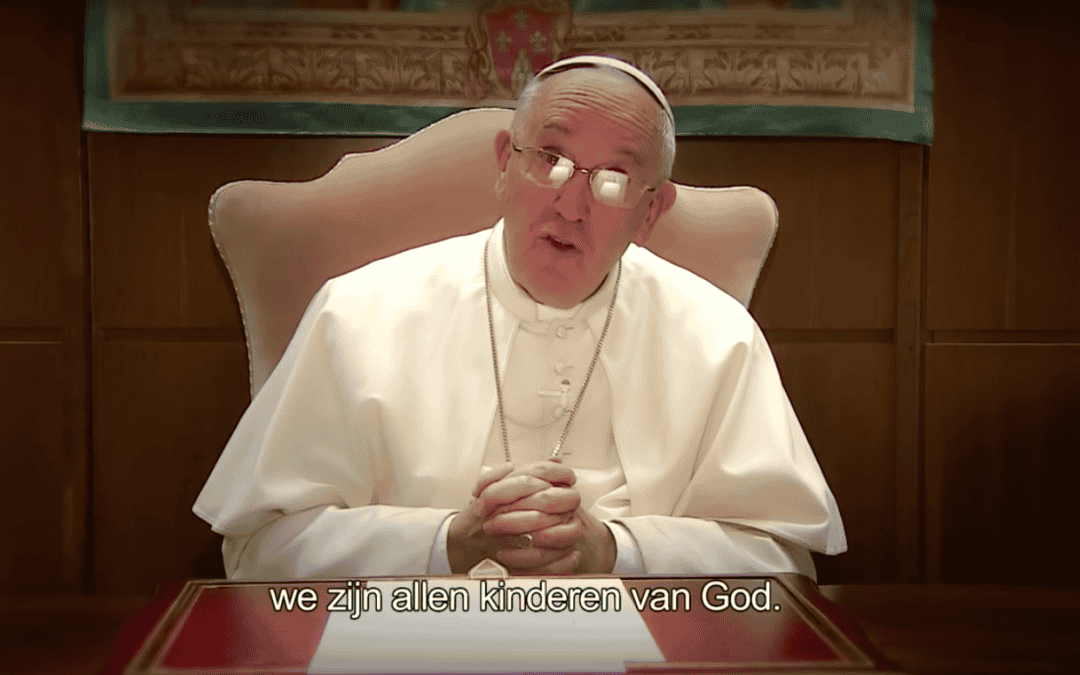 Eerste productie van  «De video van de Paus» bekeken door 400 miljoen mensen