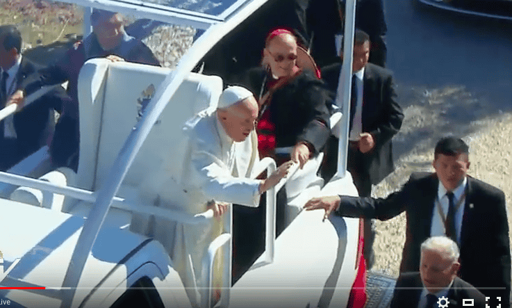 Eucharistieviering met Paus Franciscus in Mexico, rechtstreeks
