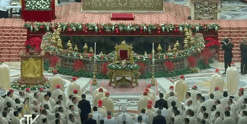 Vier nú rechtstreeks eucharistie met paus Franciscus, op 1ste dag van nieuwe jaar