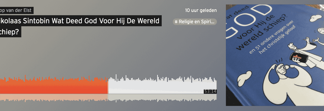 Radio-interview met Nikolaas Sintobin sj over van alles en nog wat van christelijk geloof