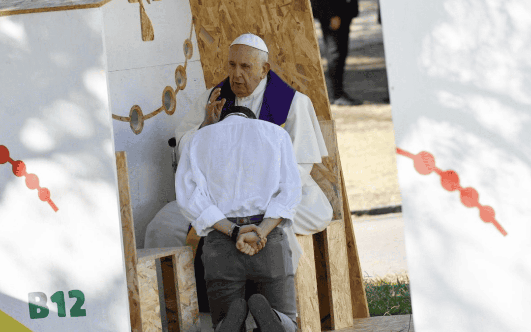 Paus Franciscus over de voorwaarden om in de biechtstoel de vergiffenis te ontvangen – Waarom ik paus Franciscus zo dankbaar ben – citaat