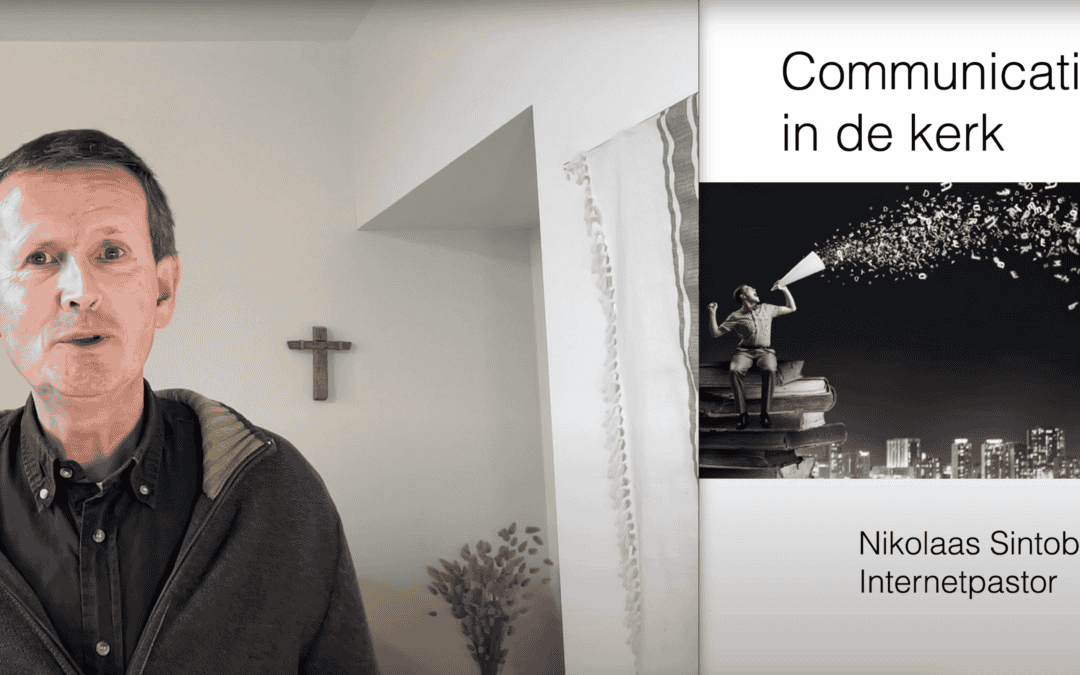 Hoe communiceren in de kerken? De uitleg van internetpastor Nikolaas Sintobin sj