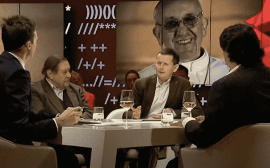 Nikolaas Sintobin sj te gast bij de VRT de dag na de verkiezing van paus Franciscus