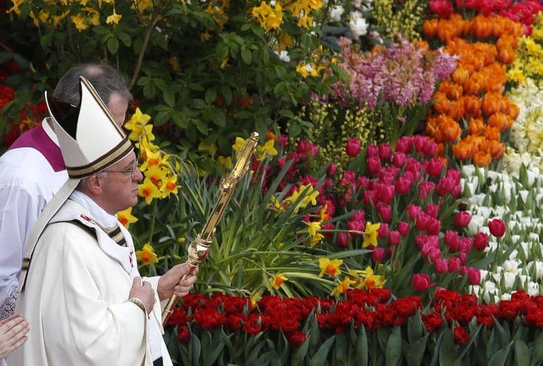 Paasmis, rechtstreeks uit het Vaticaan