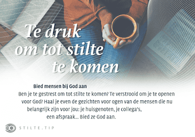 Wat als je te gestrest bent om te bidden – Stiltetip van Nikolaas Sintobin sj